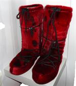 snow boots red sæl tilbud
